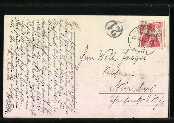 Ansichtskarten: AK Beckenried, Hotel Nidwaldner Hof – Gebraucht aus Berlin von bartko-reher 1