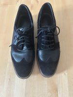 Mokassins, Loafers, Leder, Navy Boot, Gr. 37, neu!