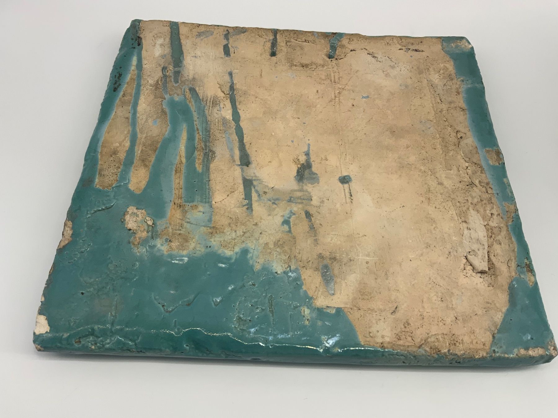 Servierplatten: Keramik Platte Kraft und Kontrolle – Gebraucht aus Erlach von silvia3235 3