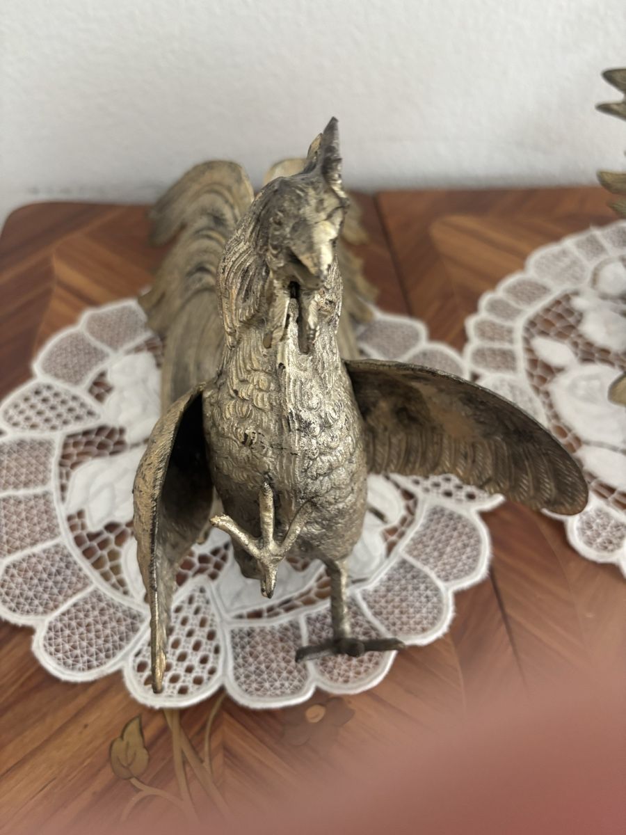 Figuren: 2 Hühner aus Messing – Gebraucht aus Kriens von Wundertuete17 3