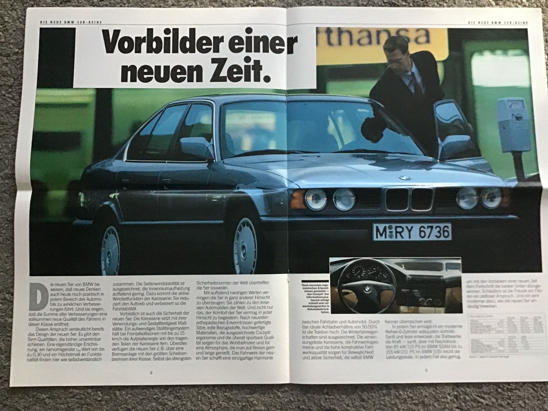 BMW Documenti: BMW Programm 1/1988 Verkaufsprospekt 16 Seiten – Usato da Scherzingen venduto da Starseller62 4