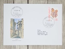 CL11 Enveloppe + Timbre Suisse 1995