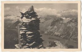 Ober-Engadin / Rundblick vom Gipfel des Piz Corvatsch - 1930