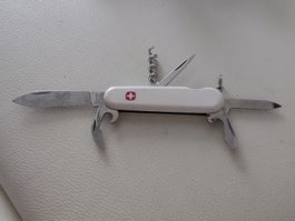 Wenger Comander 85mm Taschenmesser weiss mit VEBO Logo