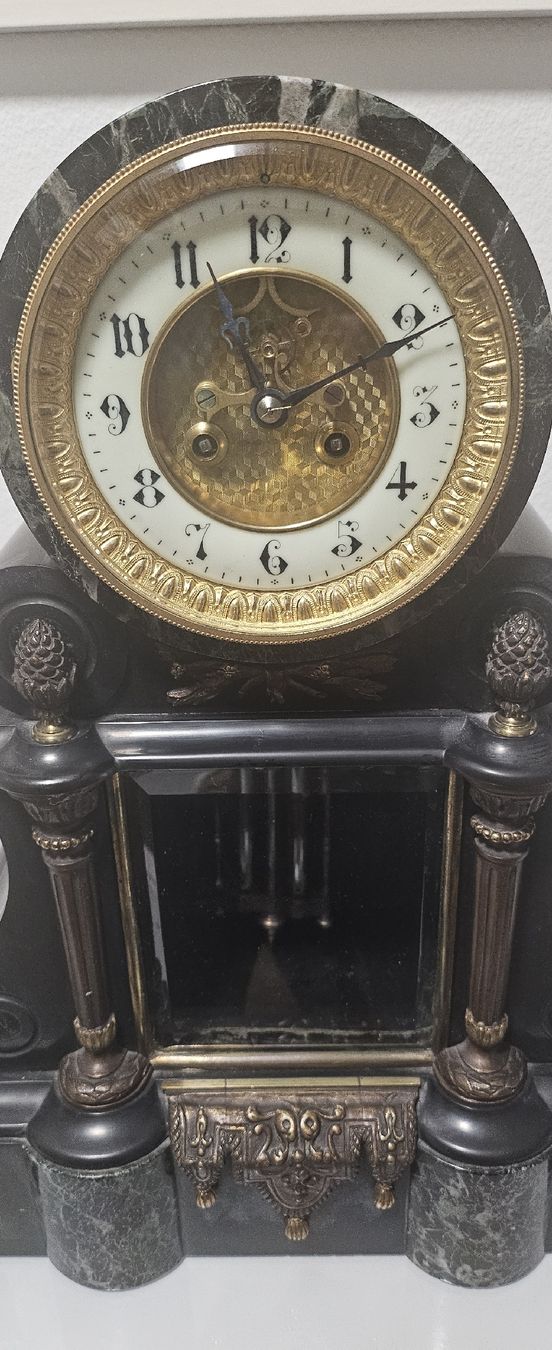 Orologi da terra & Orologi da parete: Pendule  Napoleon III Jahr ca.1870 – Usato da Basel venduto da Xanperican 1