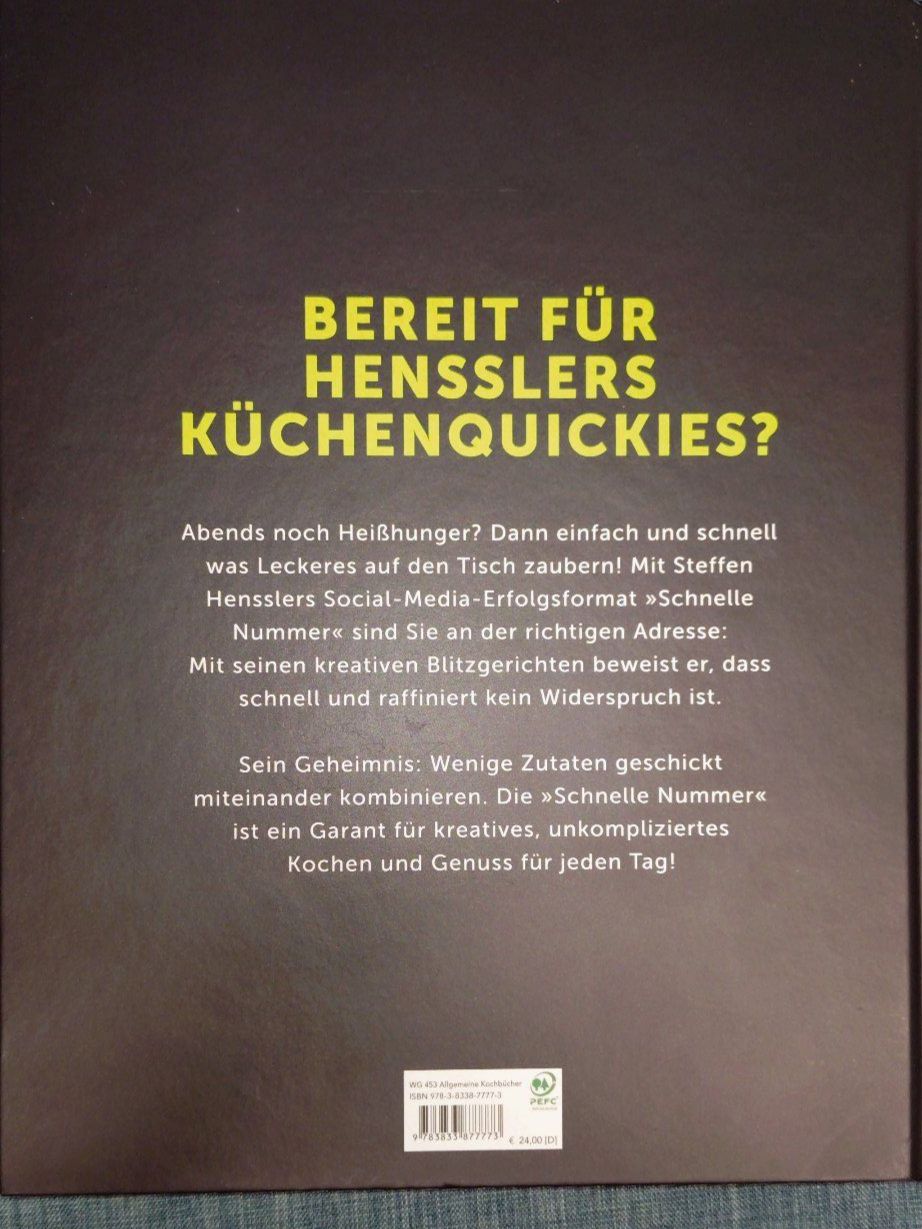 Libri: Hensslers Schnelle Nummer, Kochbuch – Nuovo (secondo la descrizione) da Diessbach b. Büren venduto da Crocharry 1