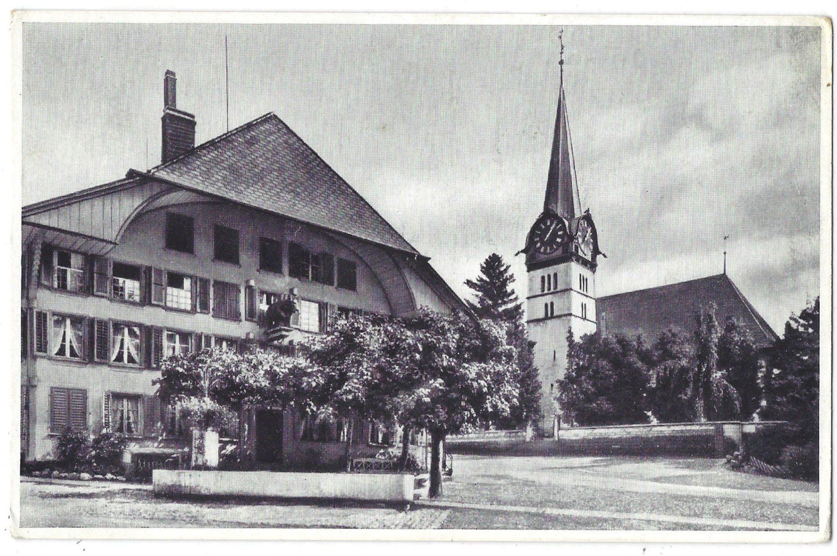 Cartoline postali: Hotel  Bären,  Langnau  i.  E. – Usato da Bütschwil venduto da Jackson1A