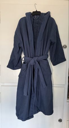 Hochwertiger Bademantel Bio-Baumwolle S/M Wellness Sauna