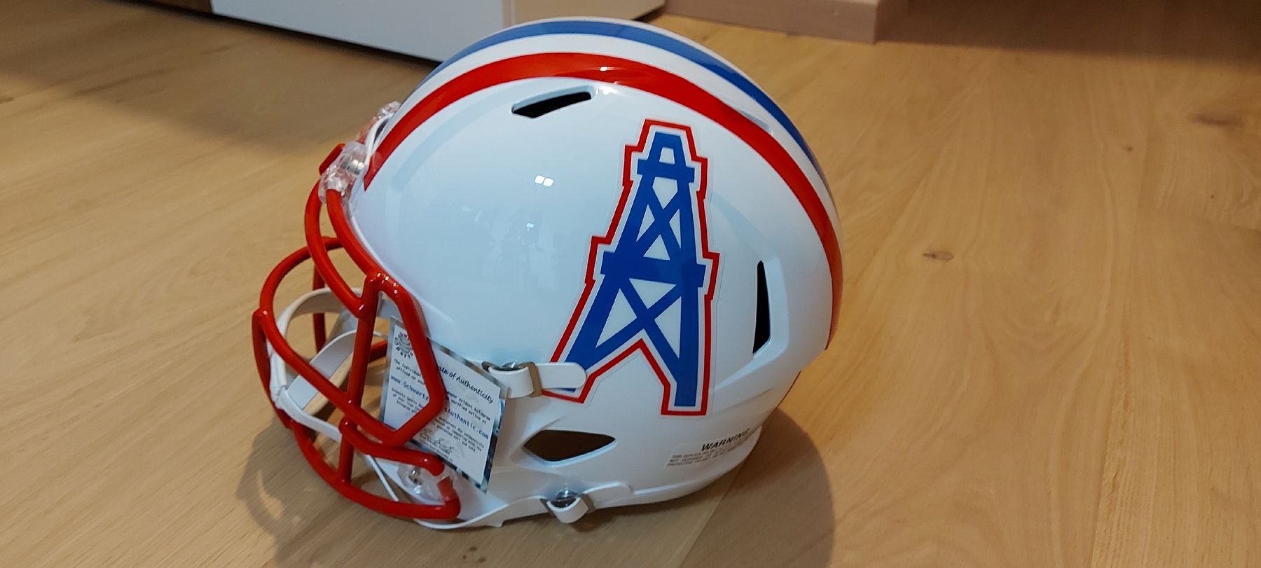 Autografi: Robert Brazile signed full-size replica helmet (Titans) – Nuovo (secondo la descrizione) da Mettmenstetten venduto da inf_2xpl 2