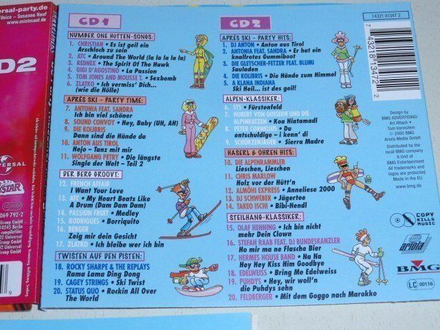 CD: 2 double CD's+ 1CD = 5CD's - Pink, Stern, QL, Toto, Joy, OMD – Usato da Unterbäch venduto da hiliq 3