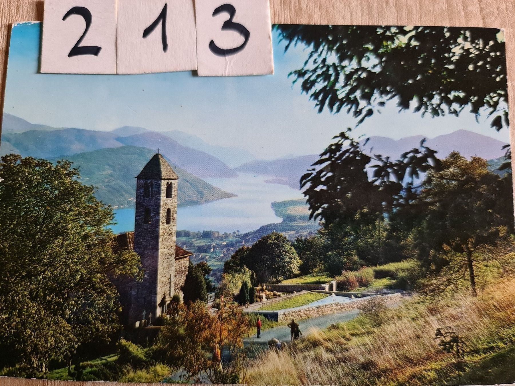 Cartoline postali: Ansichtskarte Cademario Lago di Lugano – Usato da Dintikon venduto da Vexi