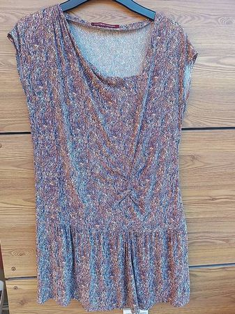 Robe Comptoir des Cotonniers T42, blanc, lilas, noir, camel