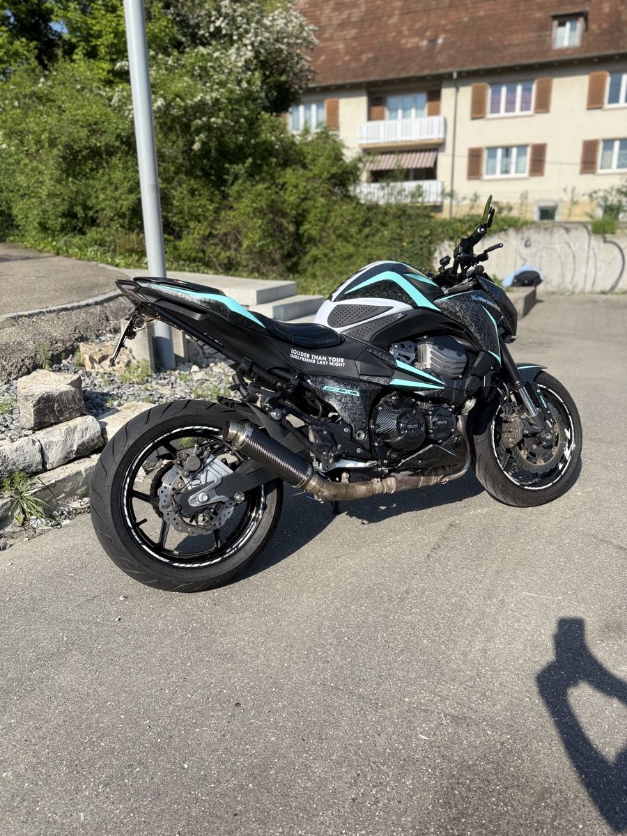 Kawasaki Strada: Kawasaki Z800e 35KW – Usato da Muttenz venduto da akb_dys7 7