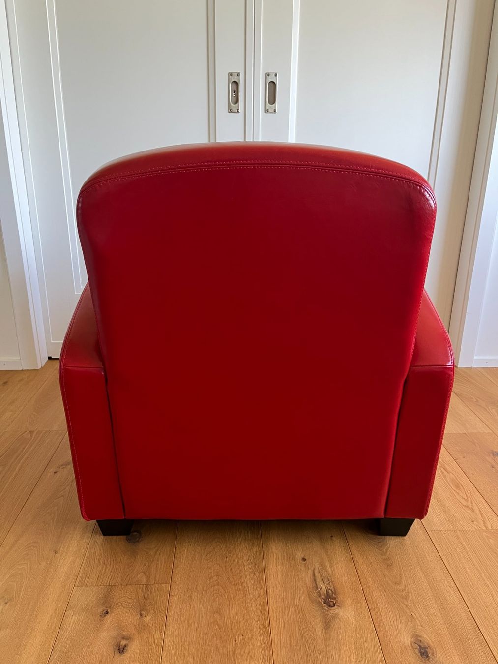 Poltrone: Ledersessel "Trinidat" rot – Usato da Uznach venduto da Pommes06 3