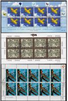 2001-2003, Lot 3 Kleinbogen gestempelt ET (14418)