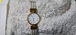 Damenuhr von Paul Picot / 18 Karat Gold / Echte Perlen /