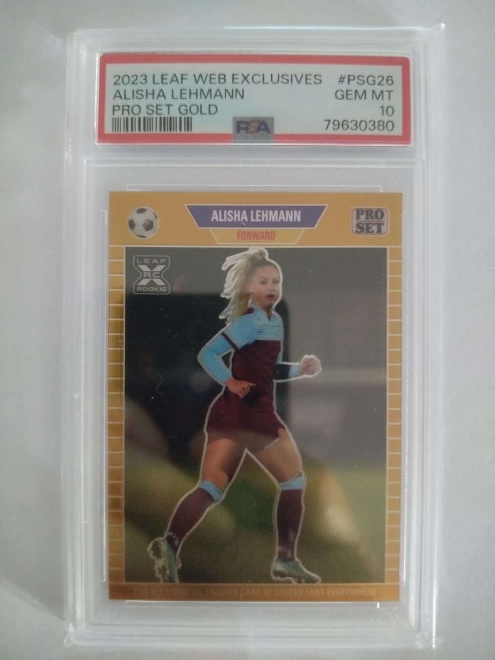 Cartes à collectionner: Leaf RC Rookie Alisha Lehmann PSA10 – Neuf (Voir description) à Wettingen par mirna04