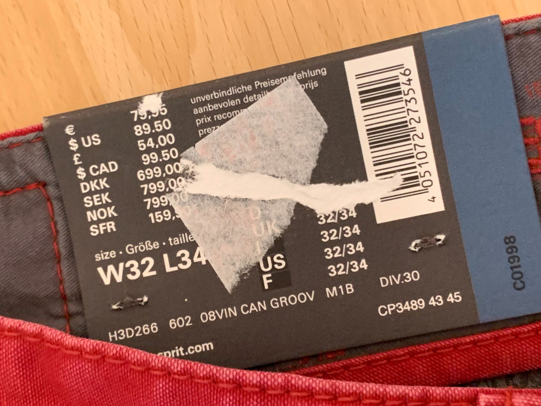 Esprit Pantaloni: ESPRIT Hose, Gr. 32/34, NEU – Nuovo e nell'imballaggio originale da Worb venduto da farben20zauber 3