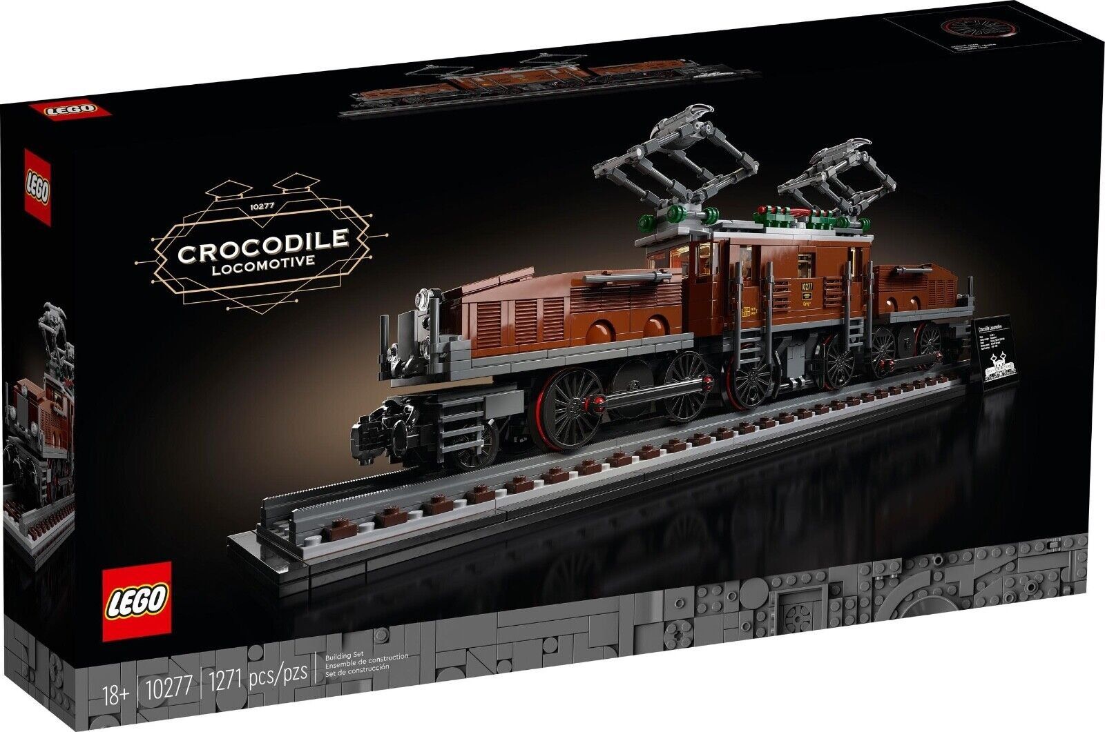 Lego Baukästen: 10277 Lokomotive Krokodil – Neu und originalverpackt aus Matzendorf von SwissMagicKarten