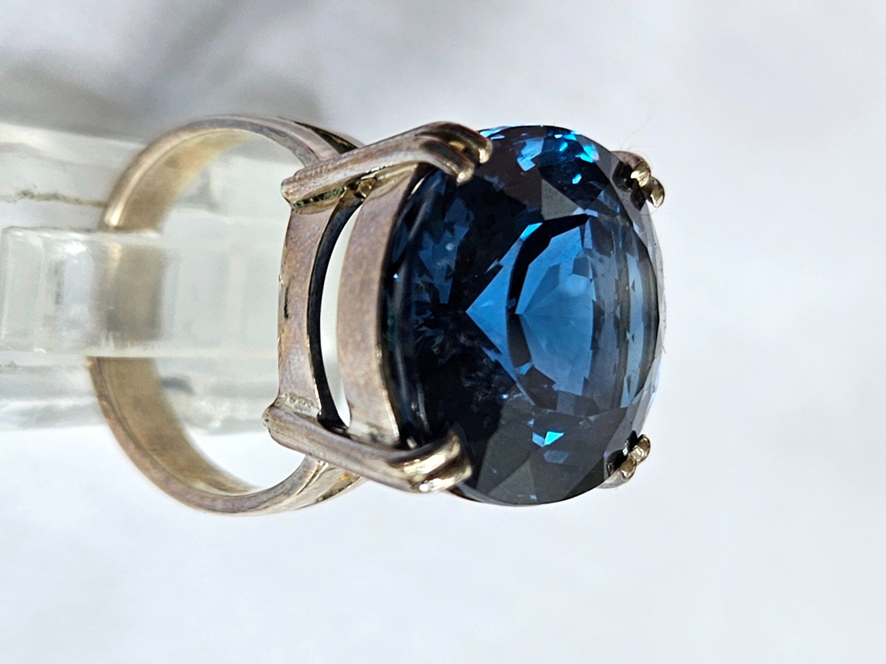 Anelli: Blau Topas Fingerring – Nuovo (secondo la descrizione) da Zürich venduto da Benedikt21 4