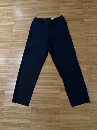 Soft dark blue trousers