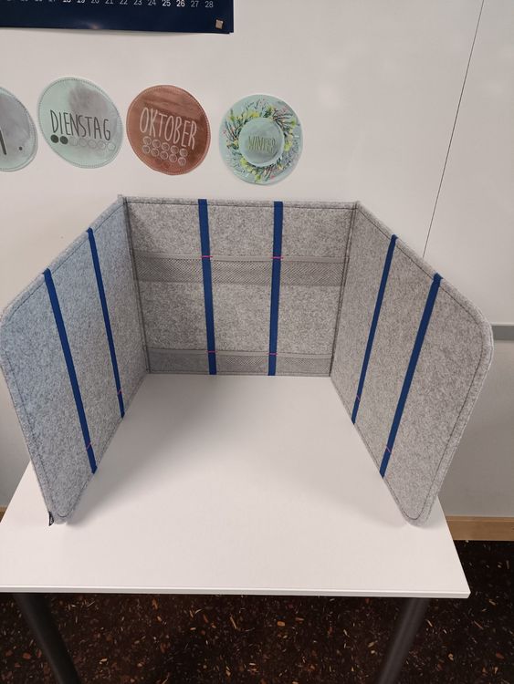 LOVIVER Schreibtischtrennwand 40x50cm - Schalldämmend & Sichtschutz