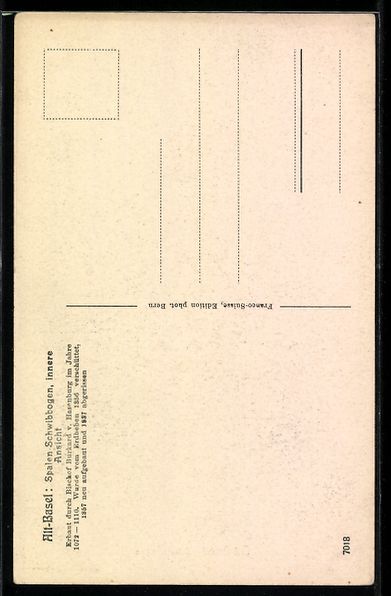 Cartoline postali: AK Basel, Schwibbogen – Usato da Berlin venduto da bartko-reher 1