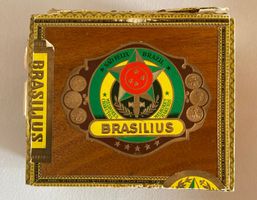 Antike Zigarrenkiste BRASILIUS