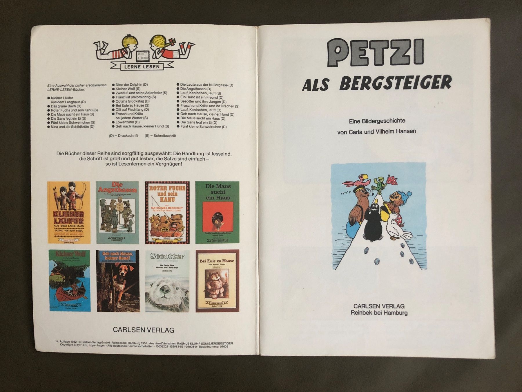 Libri: Buch Petzi als Bergsteiger – Usato da Nunningen venduto da anclaudia 1
