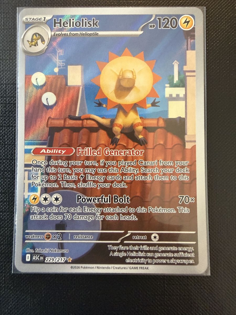 Pokémon Sammelbilder & Trading cards: Heliolisk #229 ASC EN – Neu (gemäss Beschreibung) aus Savigny von Matgab94