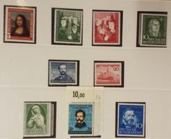 3543) BRD 1952, Nr. 148-155, 161 komplett postfrisch