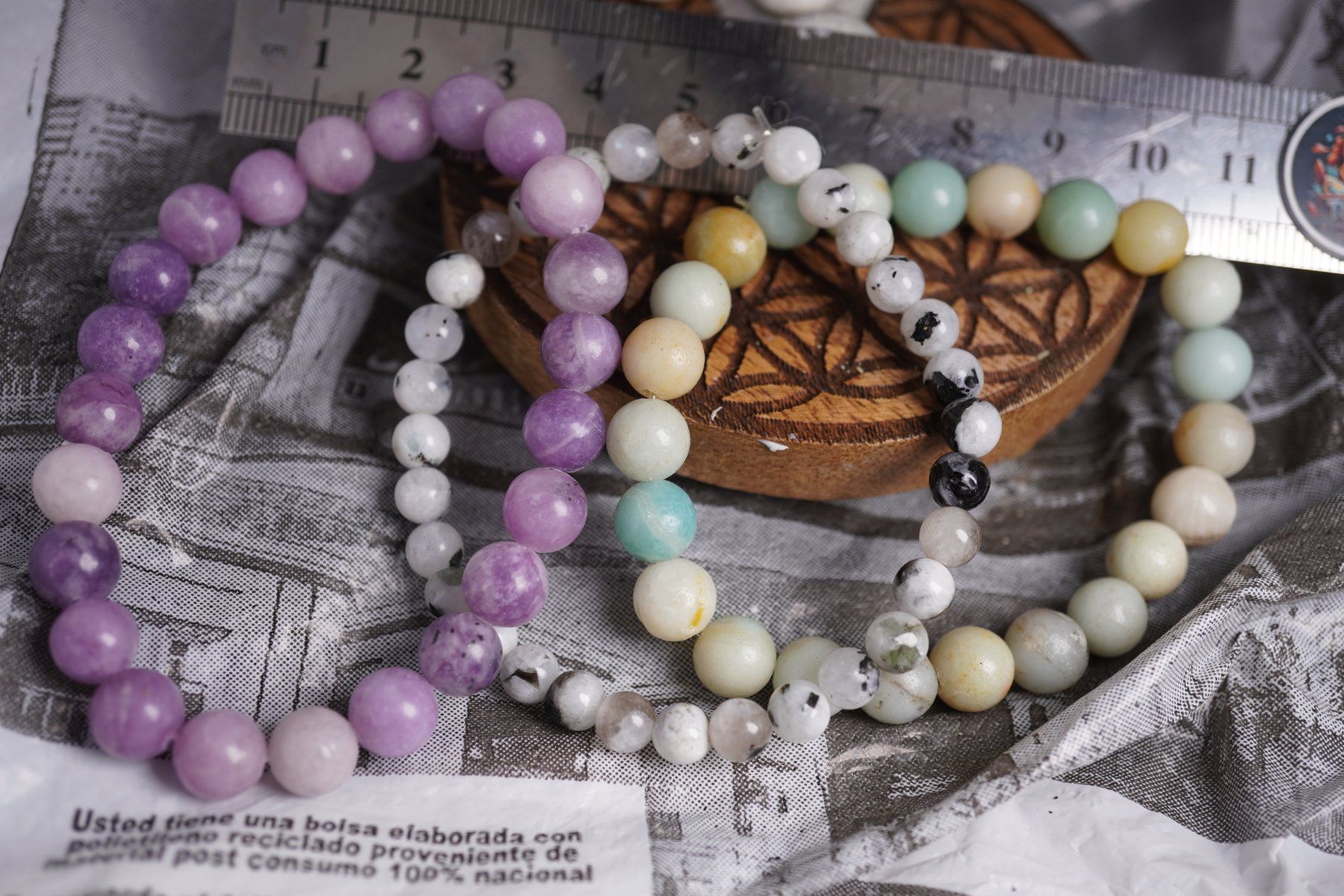 Minerali & Pietre curative: 3 x  Kugel Armbänder    ab 1.-      (Räumung!) – Nuovo e nell'imballaggio originale da Eschenbach SG venduto da topstone 5