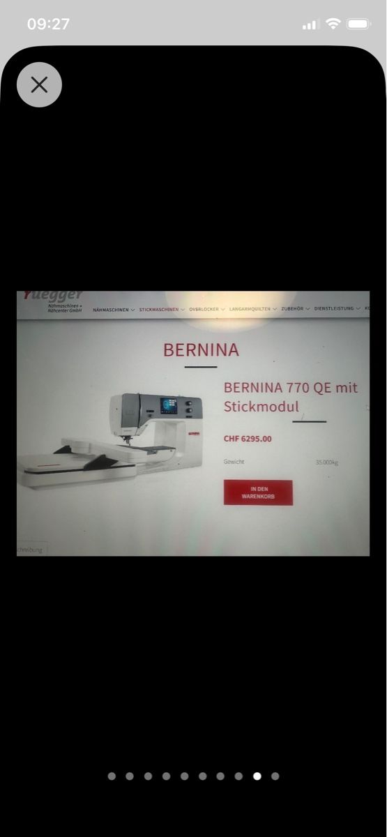 Bernina Machines à coudre: Bernina mit  stickmodul – D'occasion à zürich par vivti63 3