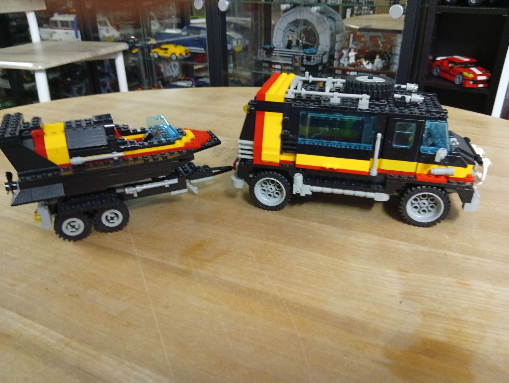 Lego Jeux de construction: LEGO SYSTEM MODEL TEAM 5581 Van mit Boot mit Anleitung – D'occasion à Trun par kawak1