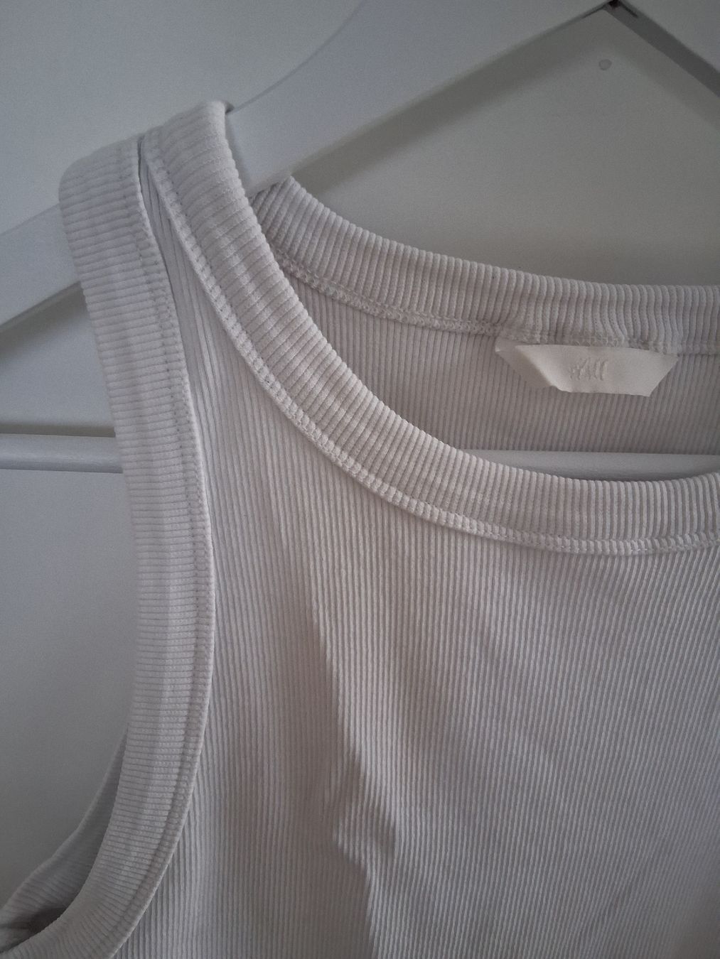 H&M Top: 2 für 1 Top basic, Weiss Grösse M  – Usato da Au ZH venduto da scheimir 1