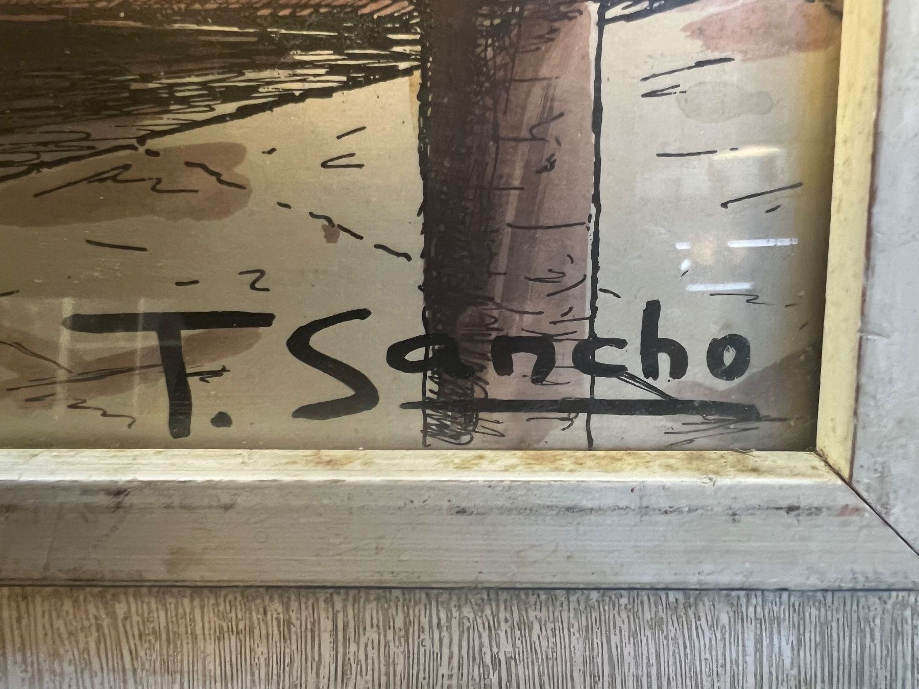 Tableaux: TABLEAU SIGNÉ SANCHO – D'occasion à Genève par Qanil77 2