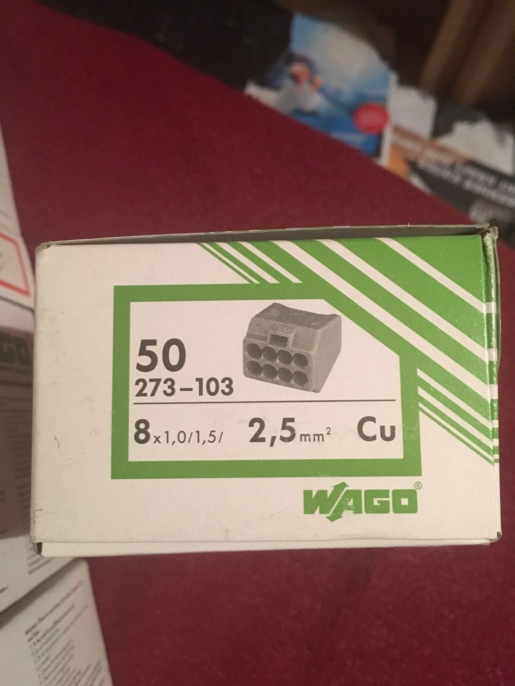 Sonstiges Elektromaterial: Wago 8 fachklemme – Neu und originalverpackt aus Dietikon von Frople