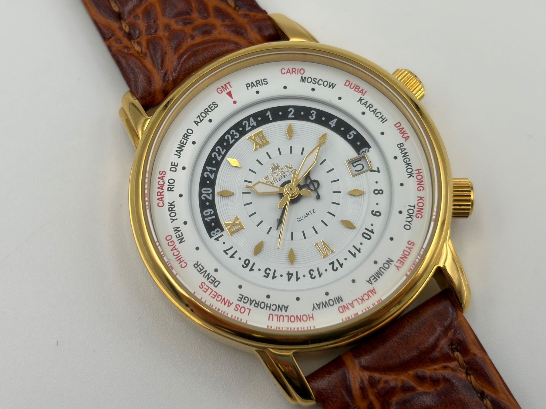 Montres: Eden Switzerland Worldtimer ab CHF 1.- – Neuf (Voir description) à Unterentfelden par JG2026
