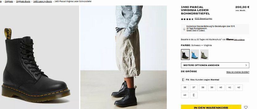 Dr. Martens Scarpe da uomo: Boots / Bottes Dr. Martens  .37 – Usato da Collonges venduto da arashee 9