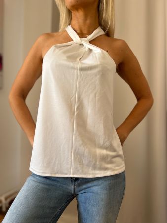 BCBGMAXRIA Damen Top weiss Grösse M neuwertig