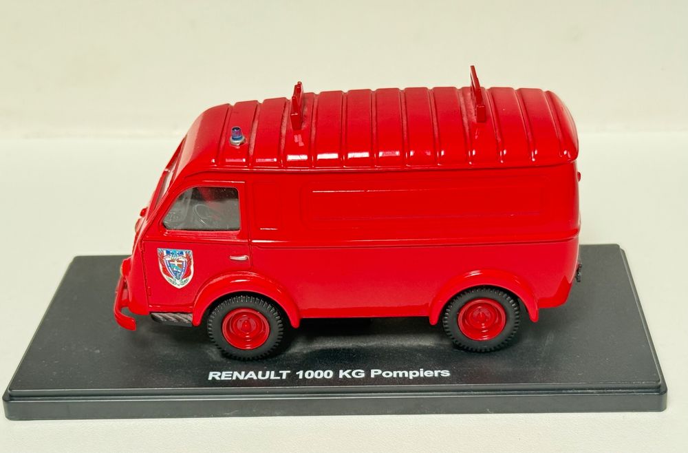 Camion De Pompiers Renault 1000 Kg Par Eligor - Échelle 1/43 - Occasion - Modèle Collection