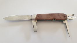Militaire Wengerinox Wenger Jahre 52 Messer Holz