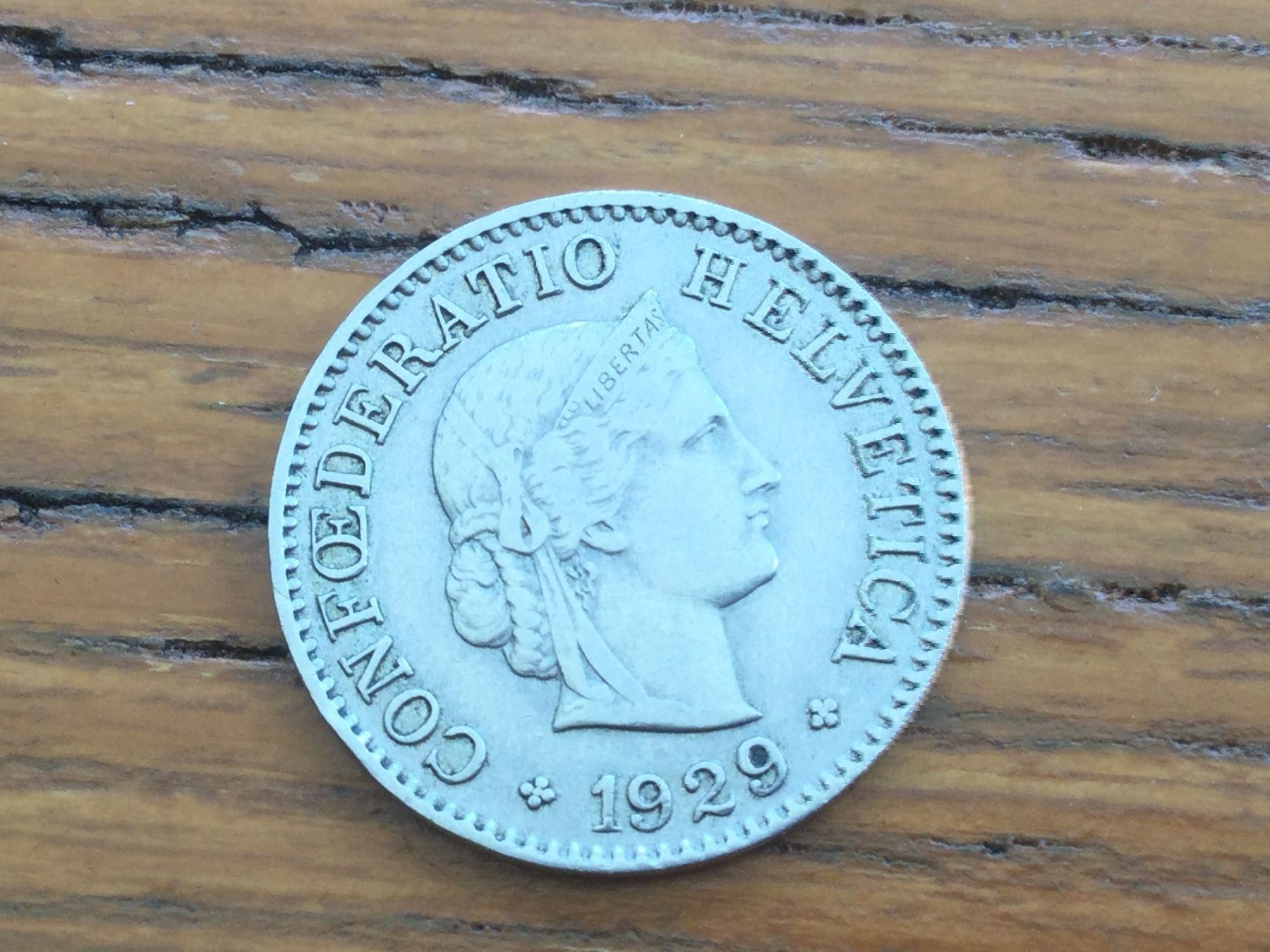 Tutti le monete: 5Rp. 1929 – Usato da Riehen venduto da hansi999 1