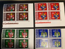Landammänner-Wappen I 1980 (Blöcke postfrisch **)