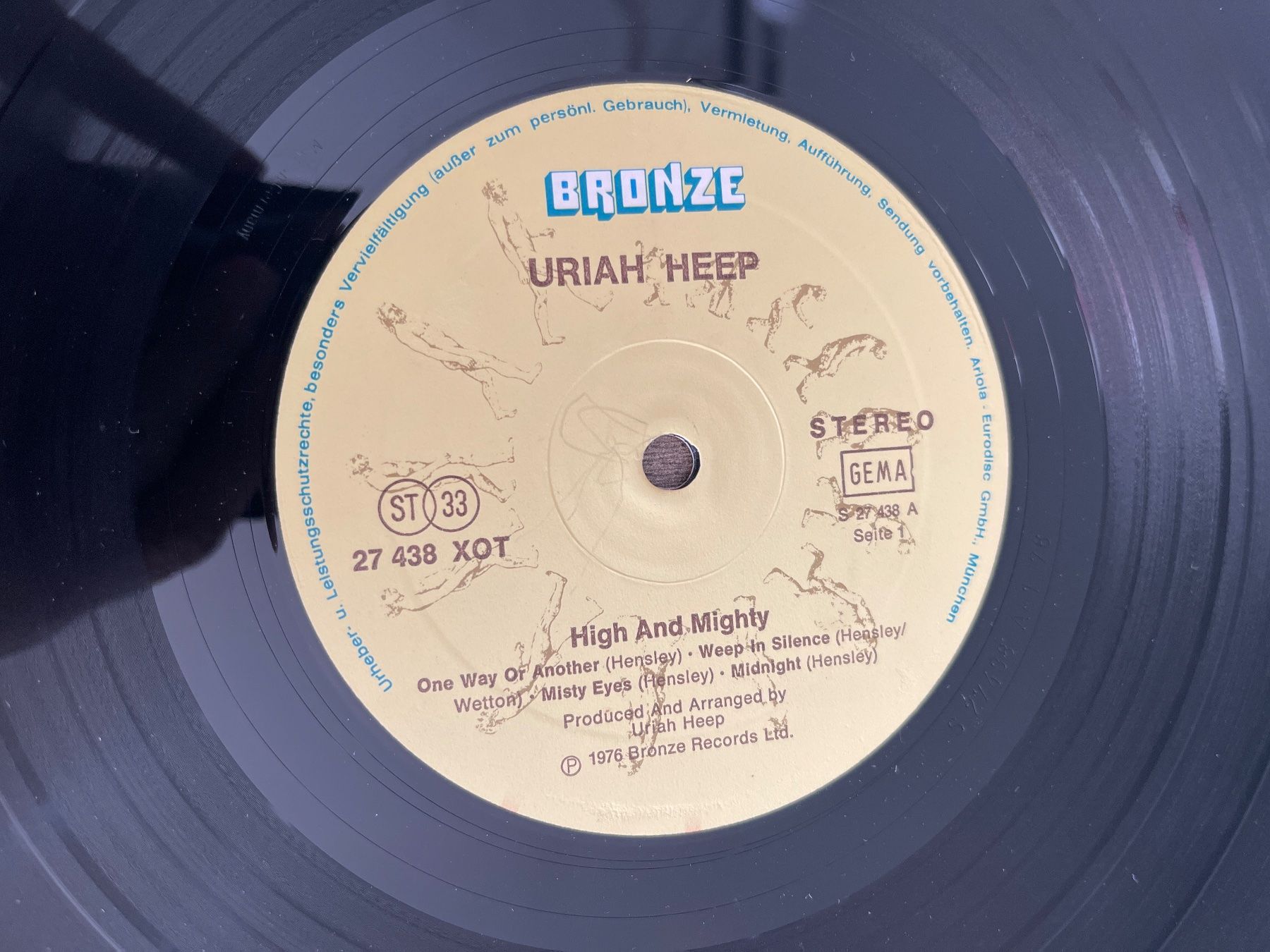 Dischi in vinile: S104/Uriah Heep - High and Mighty – Usato da Frutigen venduto da Philippe_jsp 2