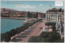 Geneve - Monument Brunswick - Litho