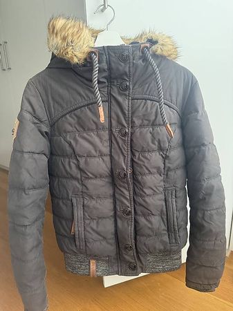 Winterjacke Naketano Gr. S dunkelblau Anthrazit