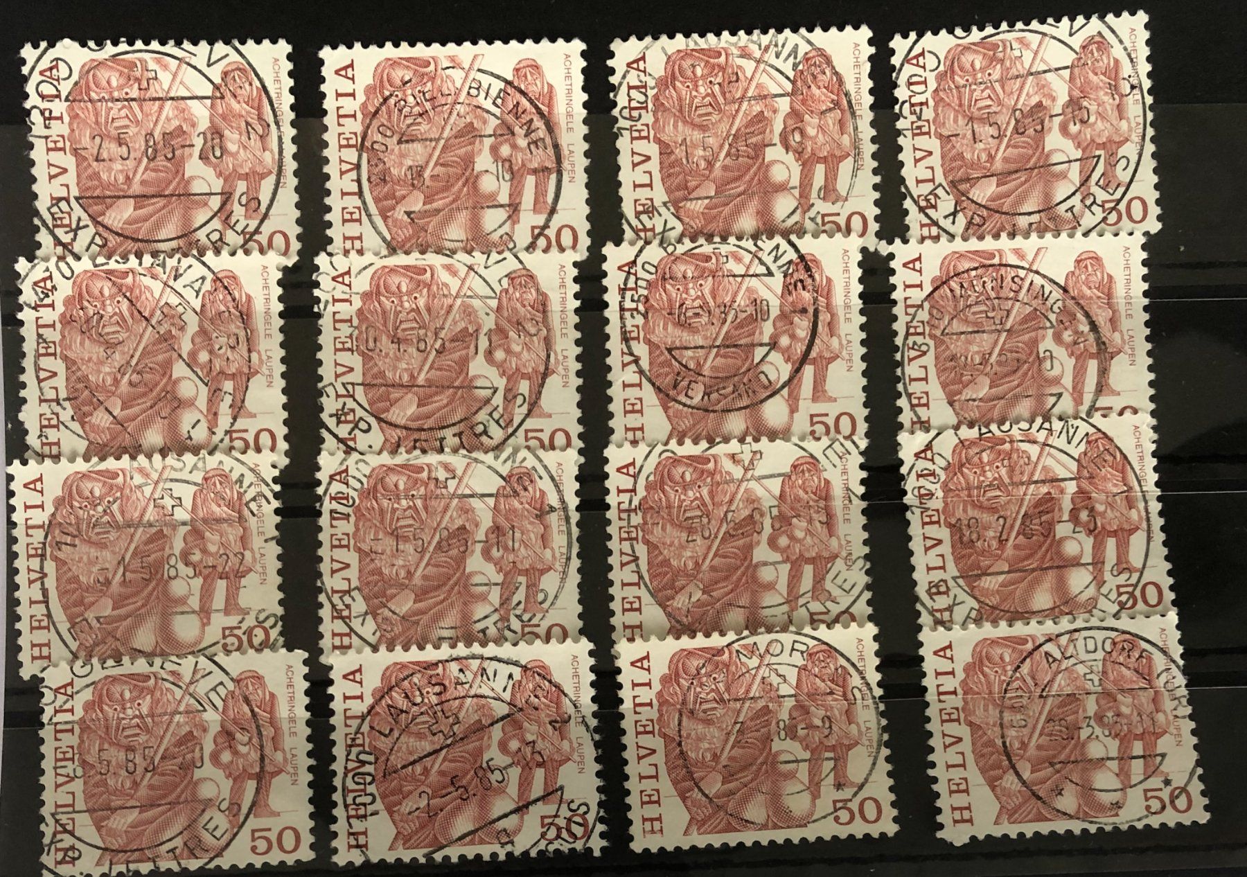 Tutti i francobolli: Nr.599 Achetringele Laupen mit Vollstempel – Usato da Aarau venduto da Billa007