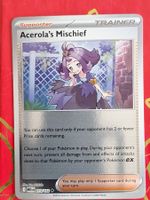 Acerola's Mischief - Reverse Holo Pokemon Mega Evolution