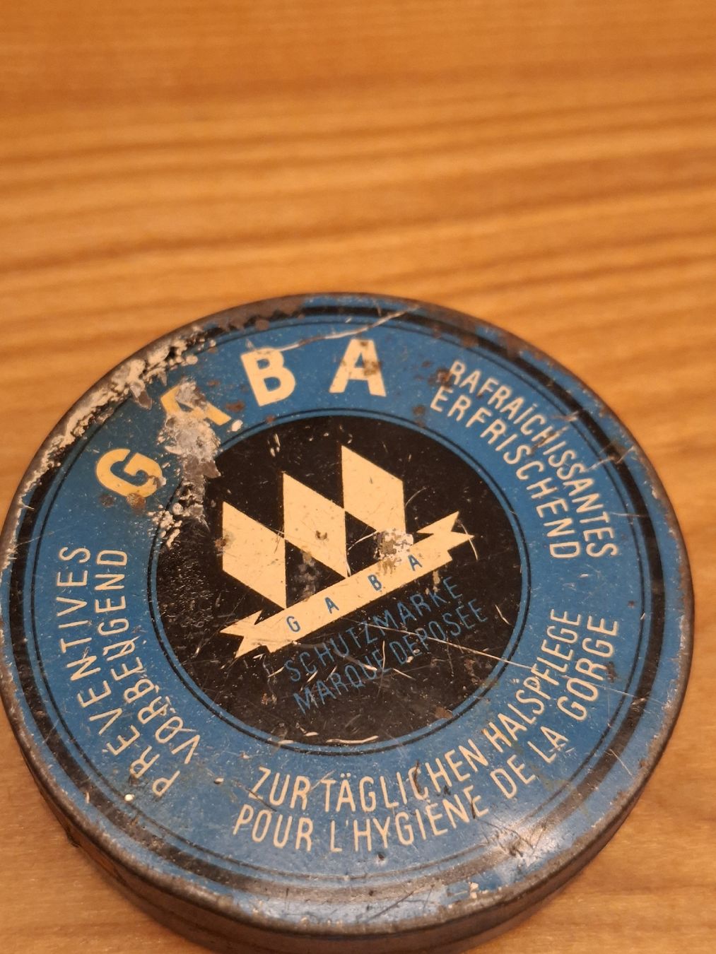 Dosen: GABA Tableten Blechdose – Gebraucht aus Ganterschwil von HeidiuPeter 1